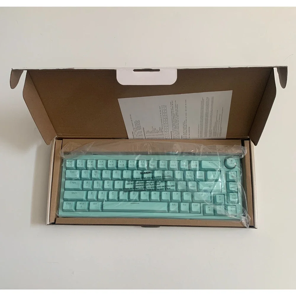 NORTH Compact Mechanical Keyboard 65% Wired Rainbow Lit Keyboard NEW